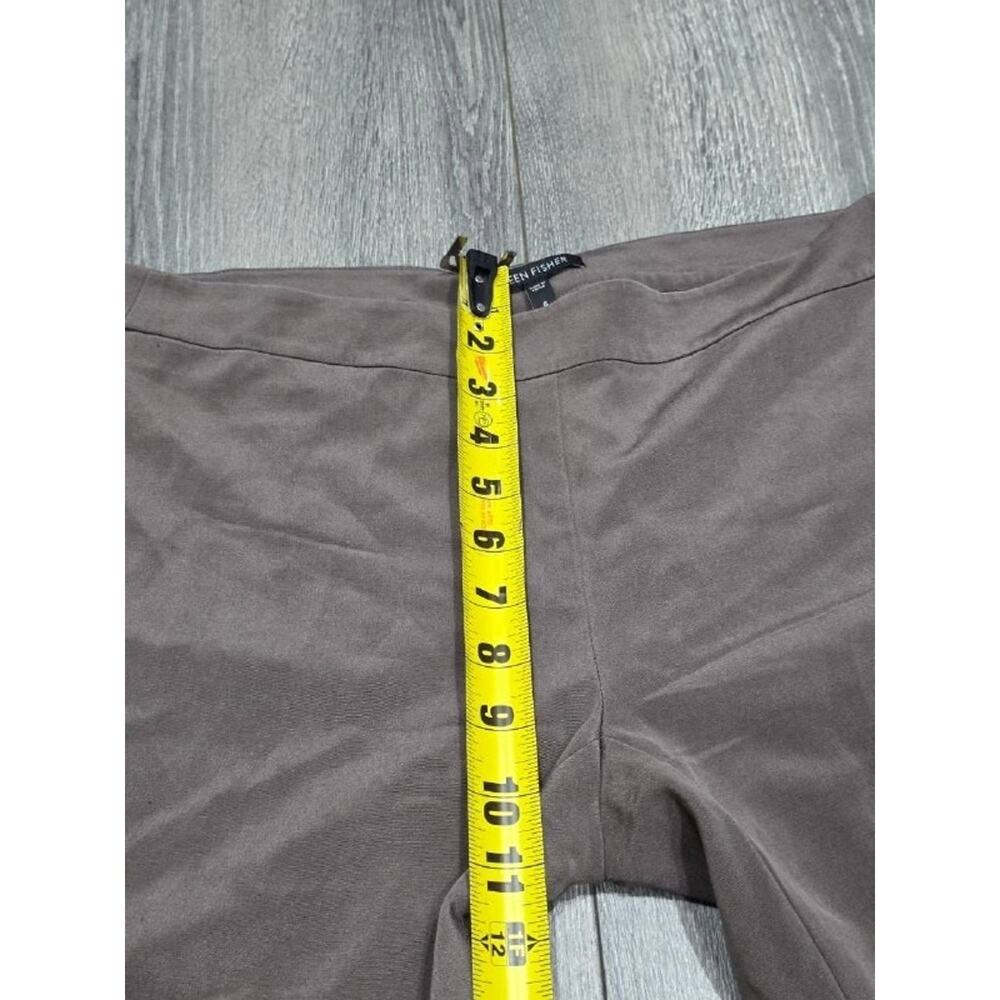 Elieen Fisher women pull on slim-fit ankle pants Brown Sz 6 A005202 - Picture 5 of 14